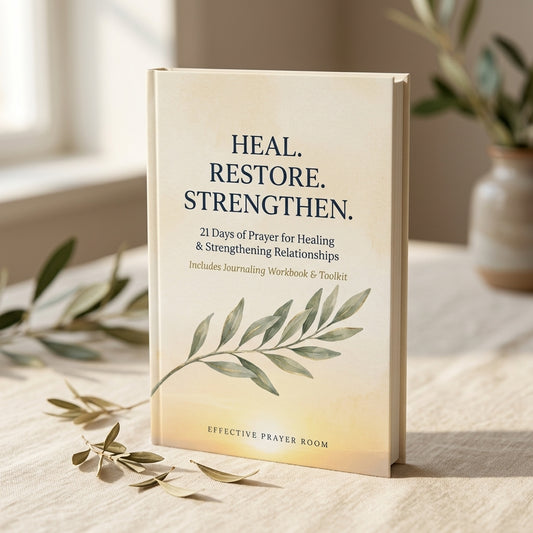 Heal. Restore. Strengthen. 21 Days Prayer For Healing and Strengthening Relationships & Journaling Workbook