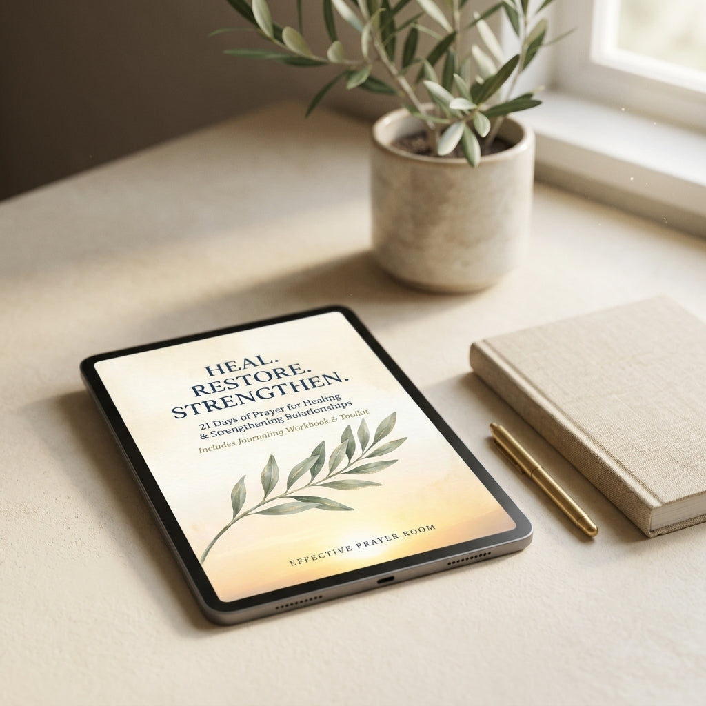 Heal. Restore. Strengthen. 21 Days Prayer For Healing and Strengthening Relationships & Journaling Workbook