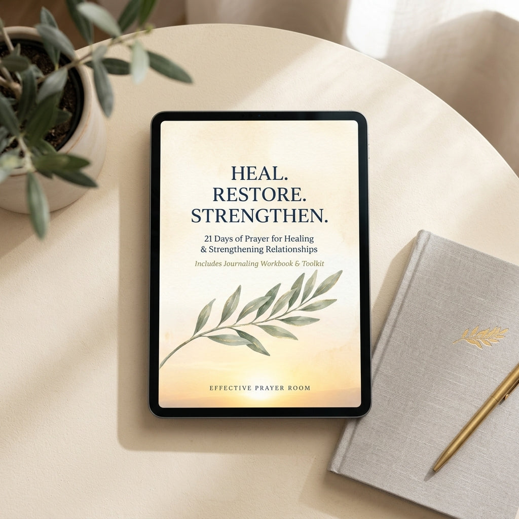 Heal. Restore. Strengthen. 21 Days Prayer For Healing and Strengthening Relationships & Journaling Workbook