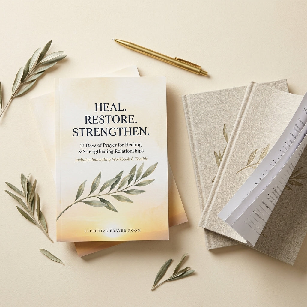 Heal. Restore. Strengthen. 21 Days Prayer For Healing and Strengthening Relationships & Journaling Workbook